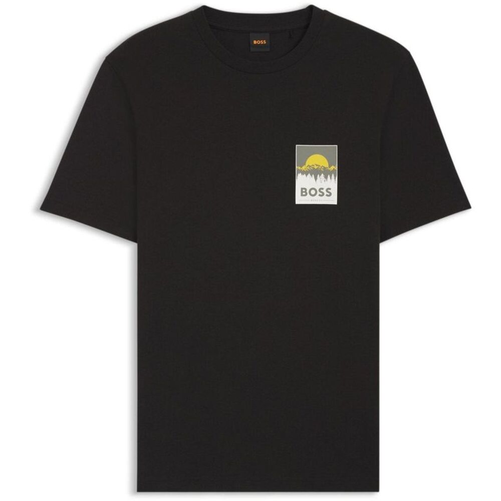 Boss Mens Mountain Jersey T-Shirt / Black